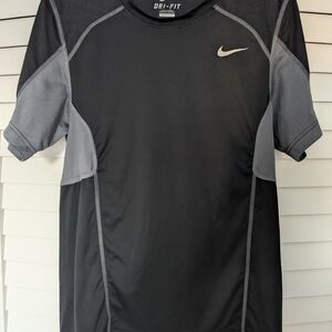 Nike Black and Gray Performance Tee